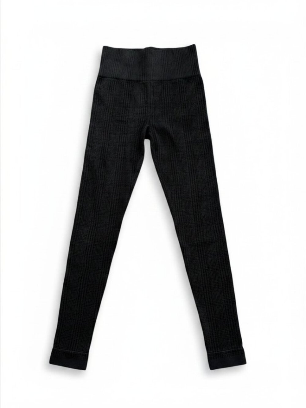 Vuori Seamless Legging Charcoal Plaid Size S NWOT